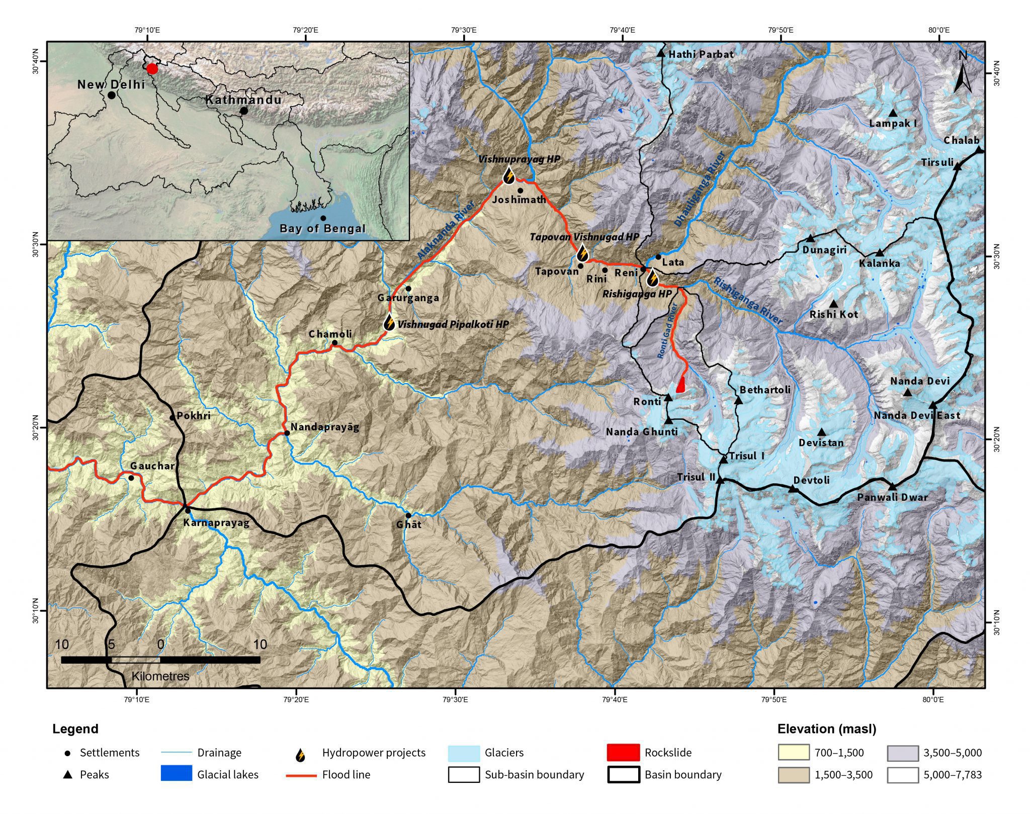 Understanding the Chamoli flood: Cause, process, impacts, and context ...